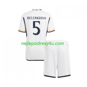 Fotbalový Dres Real Madrid Jude Bellingham 5 Dětské Domácí 2023/24